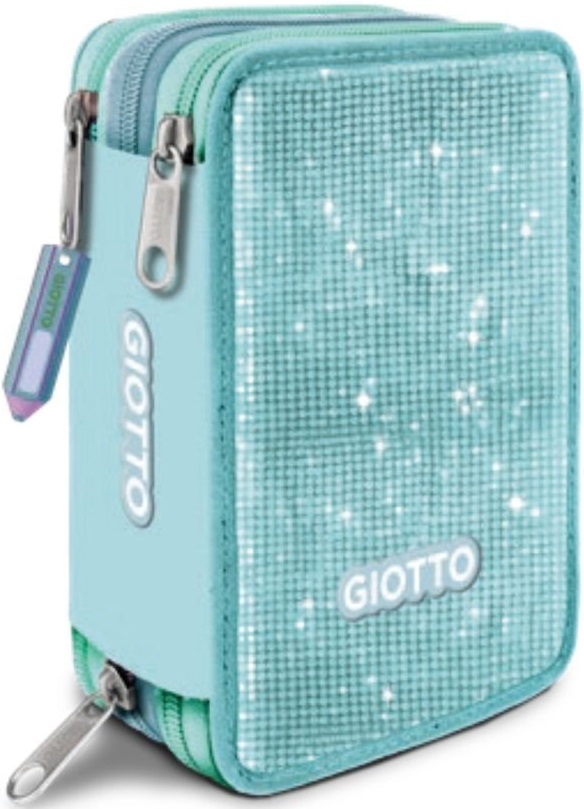 PLUMIER TRIPLE GIOTTO 3ZIP GRIS