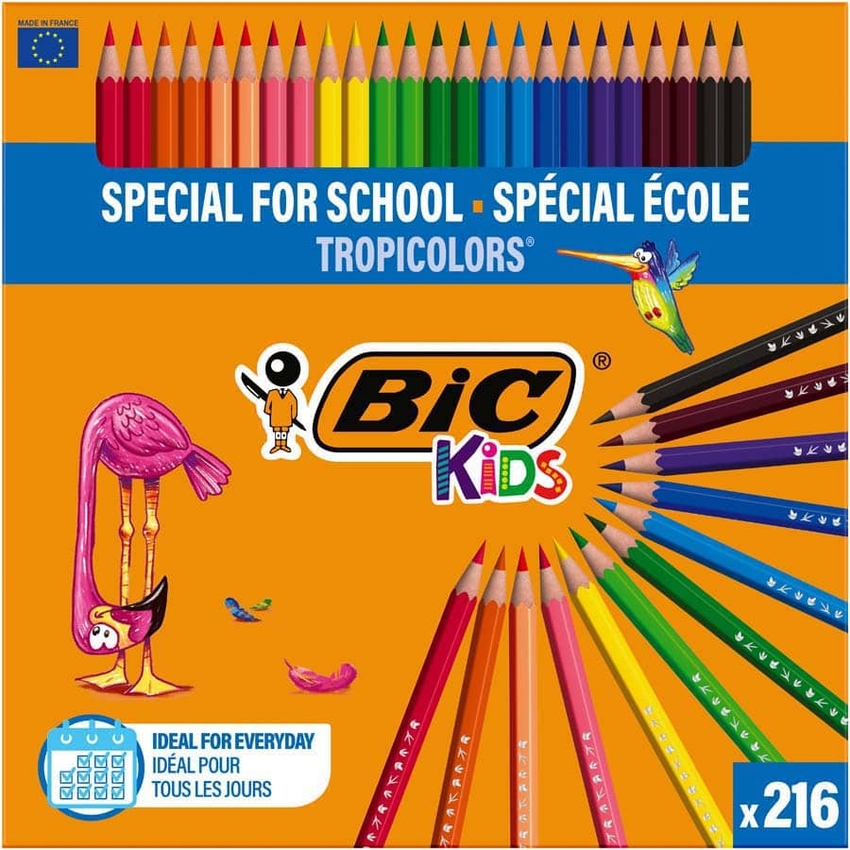 ESTOIG 216 LLAPIS COLORS BIC TROPICOLOR ASSORTIMENT