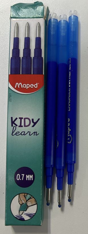 �TUI 3 RECARGA KIDY LEARN EFFA�ABLE BLEU 0.7MM