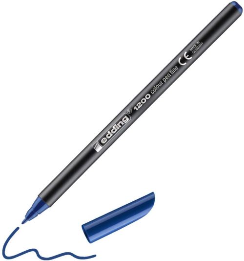 c/5 rotulador edding 1200 azul acero 17 punta de fibra - Llibreria Sarri