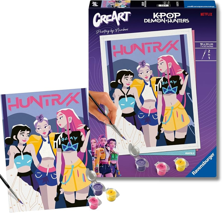 CREART CON NUMEROS SERIE TREND KPOP DEMON HUNTERS