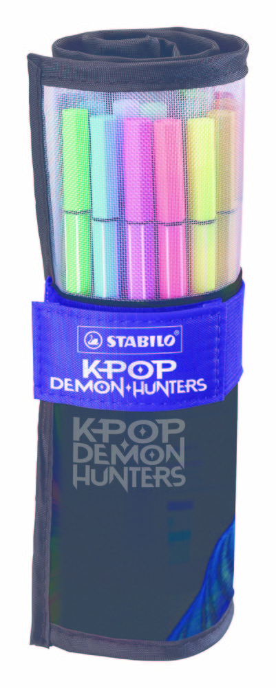 Rotulador fibra stabilo pen 68 k-pop estuche de 25 rollerset