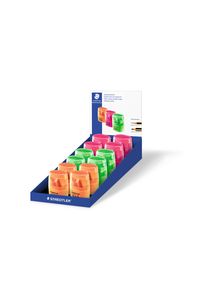 C/12 AFILALAPICES DOBLE PLASTIC AMB DEPOSITO COLORS NEON