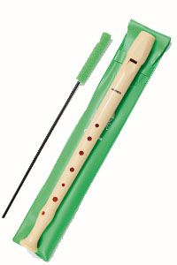 Flauta lisa hohner funda verde