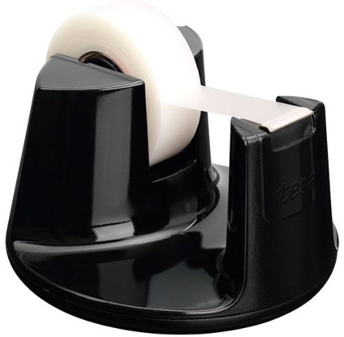 PORTARROLLOS SOBREMESA EASY CUT COMPACT+TESAFILM INV. NEGRE