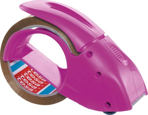 PRECINTADORA TESAPACK PACK&GO ROSA + 1 ROLO