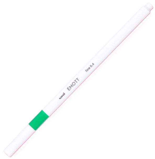 C/10 MARQUEUR UNI EMOTT POINTE FINA 0,4MM COULEUR VERT N�6