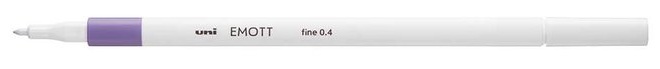 C/10 UNI EMOTT MARKER FINE TIP 0.4MM LILAC COLOR N� 34