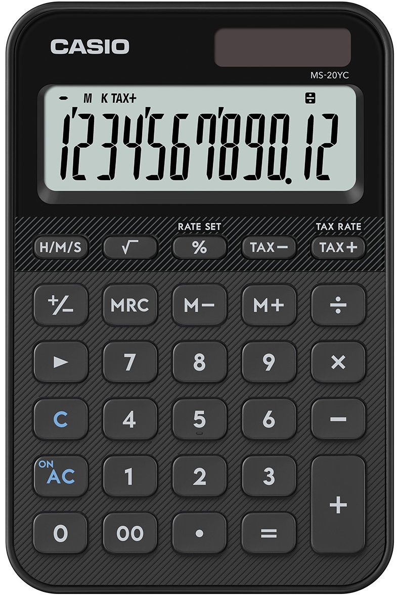 Casio Ms-20Yc Negro / Calculadora De Mesa