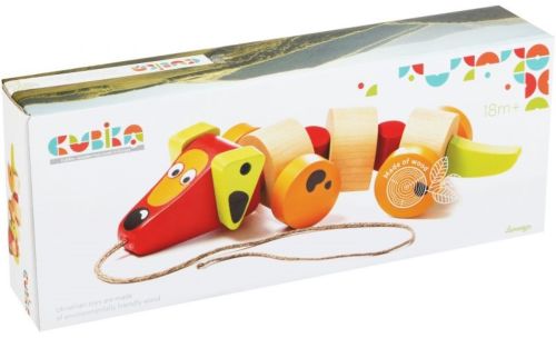 PERRO DE MADEIRA DE ARRASTRE CUBIKA