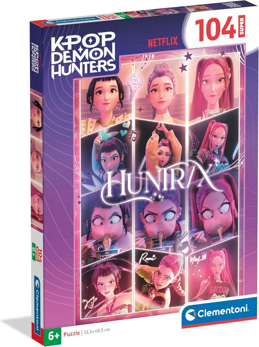 Puzzle 140 piezas super kpop demon hunters 2