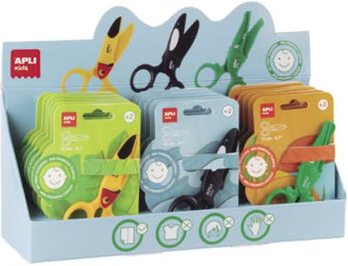 EXP 18 TISORES PREESCOLAR 12MM DISSENY ANIMALS