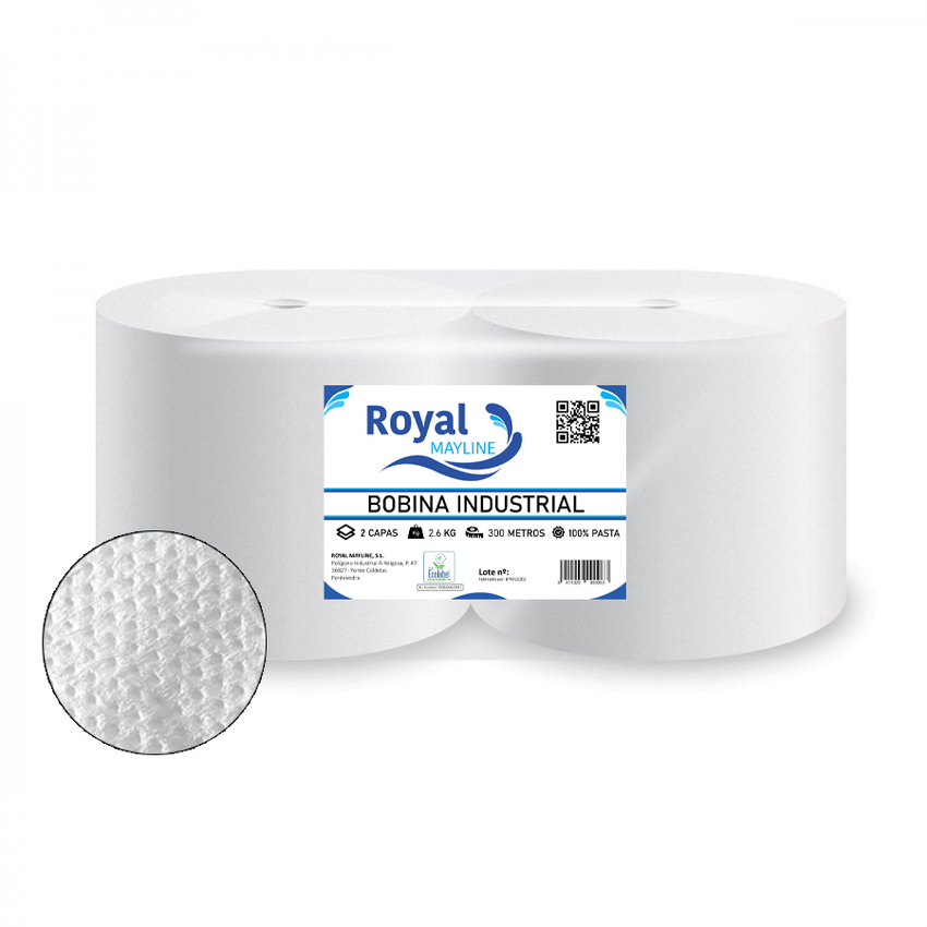 PAQ/2 BOBINA INDUSTRIAL LAMINADA 300 METROS