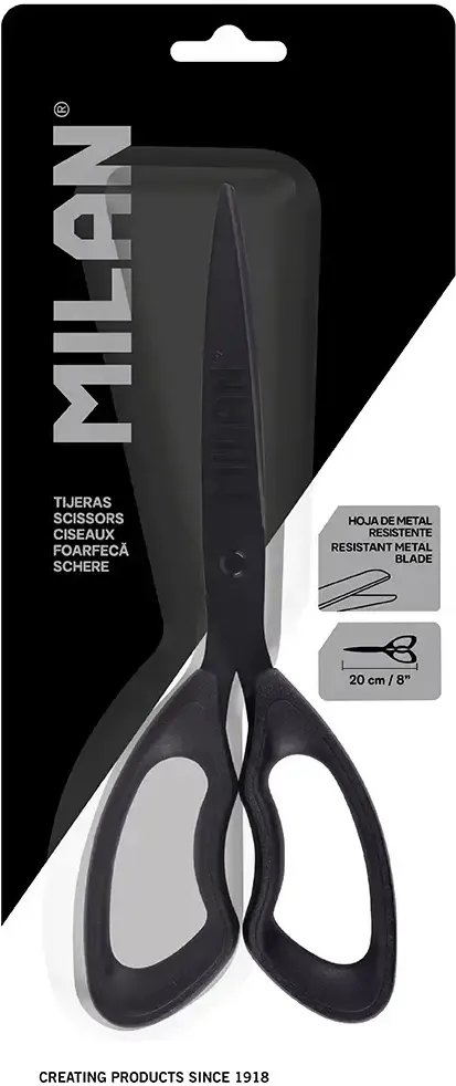 BISTER TESOIRA OFICINA 20CM COR NEGRO SERIE SHADOW