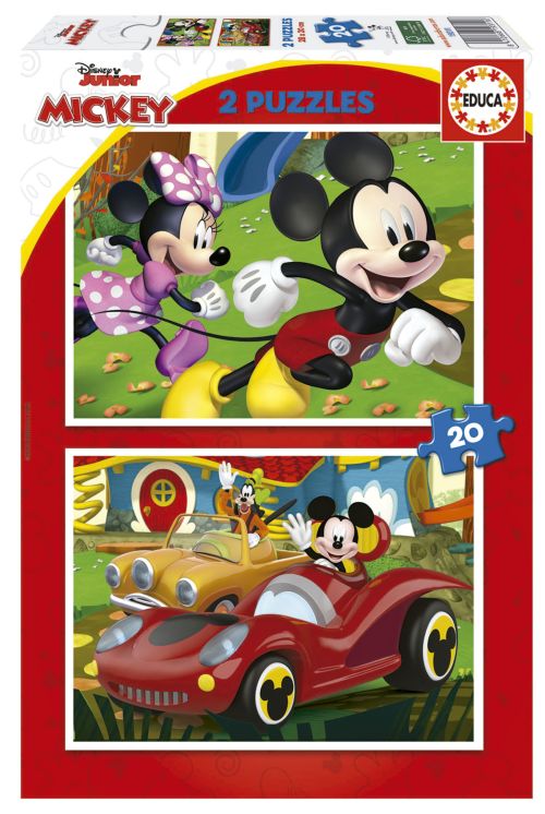 Educa Rompecabezas De Madera Mickey Mouse Fun House De 2x20 Piezas