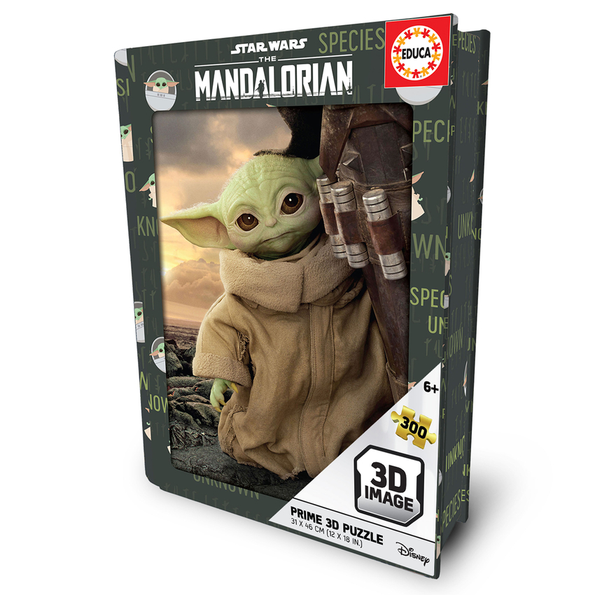Educa Puzzle The Mandalorian 3d Book Tin 300 Piezas
