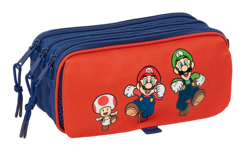 Safta Estuche Super Mario 21.5x10x8 Cm Triple
