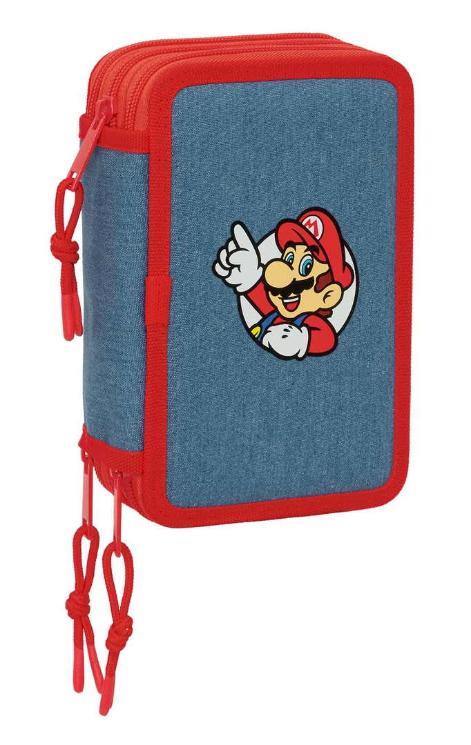 Safta Estuche Triple Super Mario 37 Unidades
