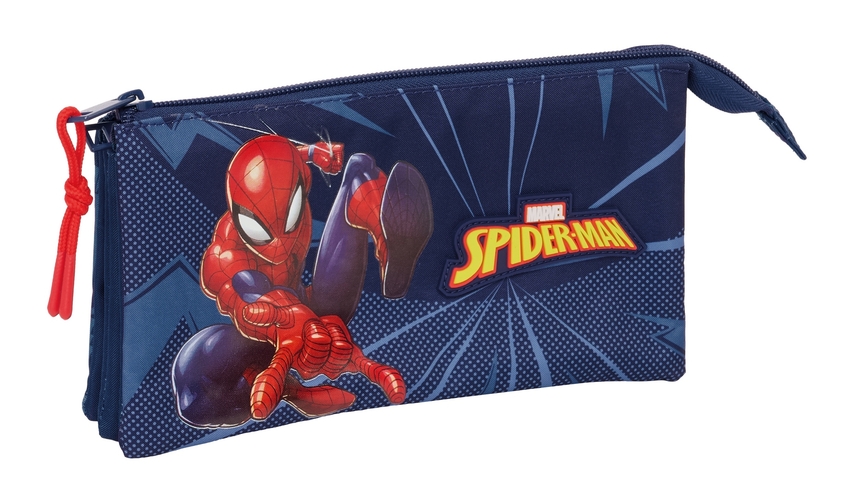 PORTATOT TRIPLE SPIDER-MAN 22X12X3CM