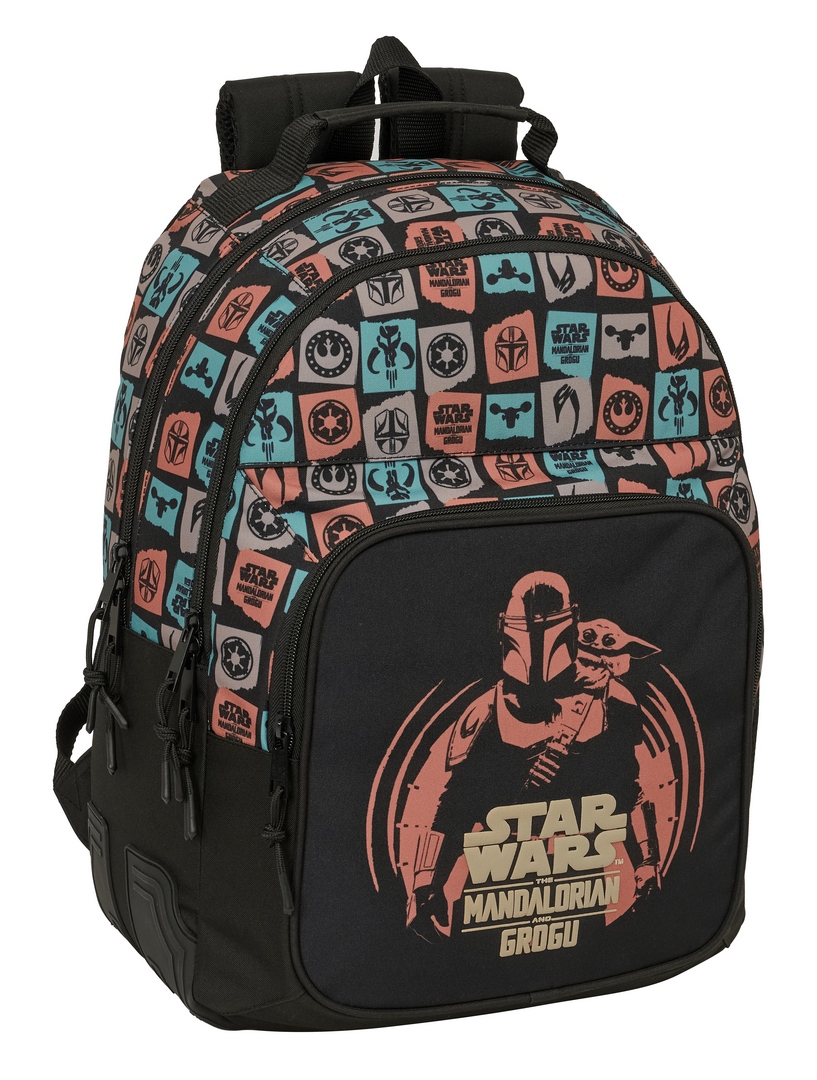 Safta Mochila Double Mandalorian & Grogu 20l 32x15x42 Cm