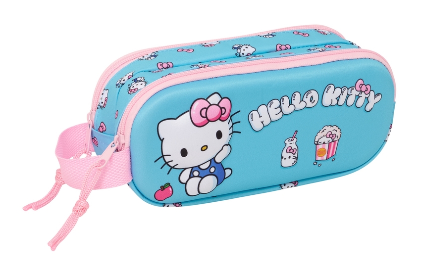 Safta Estuche Double 3d Hello Kitty