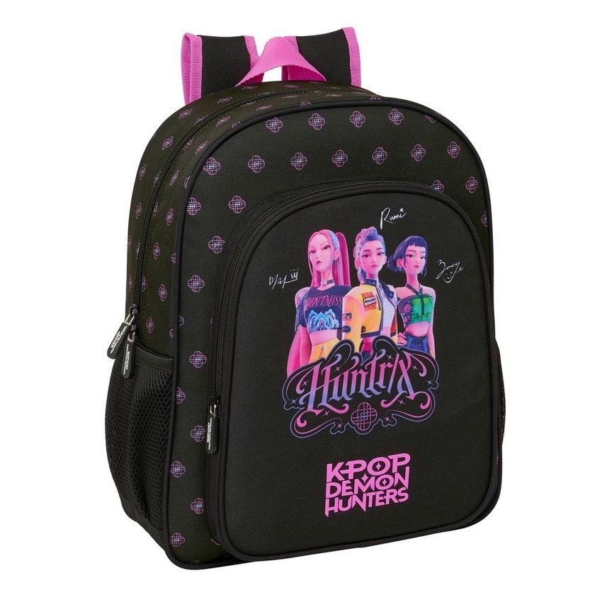 Mochila negra kpop demon hunters