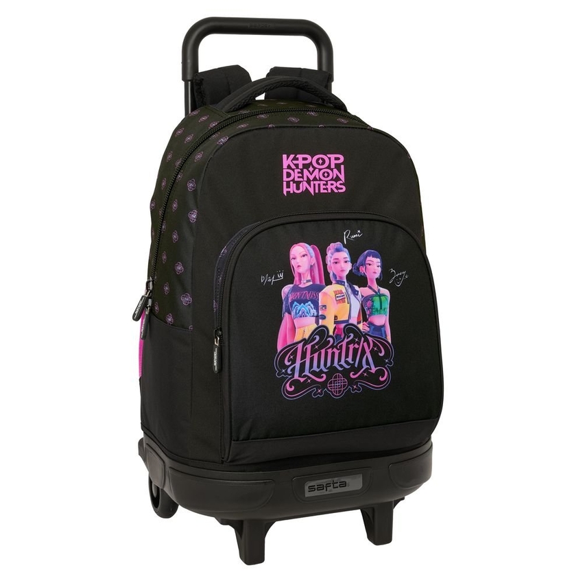 Large Backpack with Wheels, Compact, Removable, K-Pop Demon Hunters