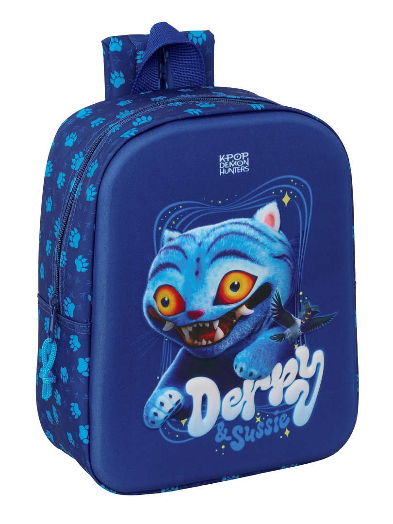 MOCHILA GUARDERIA 3D K-POP DEMON HUNTERS DERPY 22x27x10cm