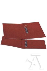 PAQ/10 CARPETAS ELBA F� 2 ANILLAS 25MM CARTON CUERO