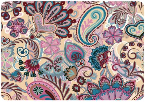 VADE SOBREMESA FLEXIBLE 35X50 CM ANTIDESLIZANTE PAISLEY ROS