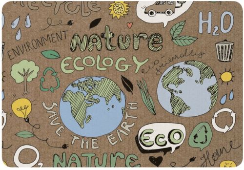 VADE SOBREMESA FLEXIBLE 35X50 CM ANTIDESLIZANTE ECOLOGY KRA