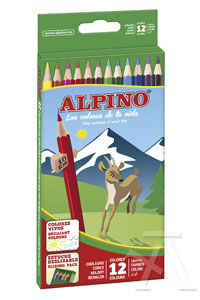 Estuche 12 lapices colores alpino surtidos