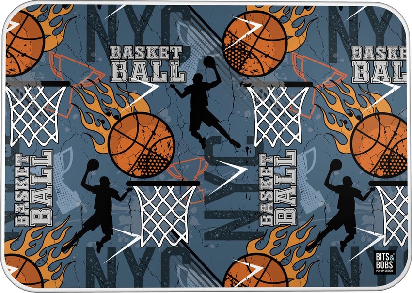 VADE PVC B&B BASKETBALL 33X47X0,5CM