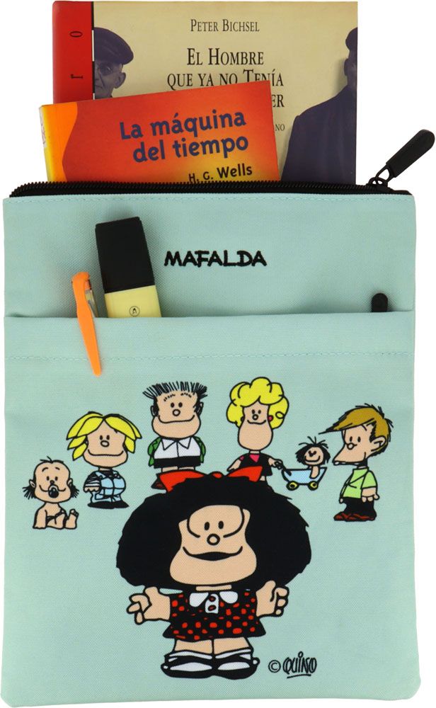 FUNDA PARA LIBROS MAFALDA E SUS AMIGOS 22,5X27X1,6CM