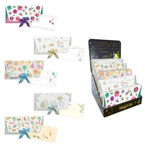 EXP 25 ENVELOPES WITH RIBBON TURNOWSKY OCCASION CARD ASSORTED