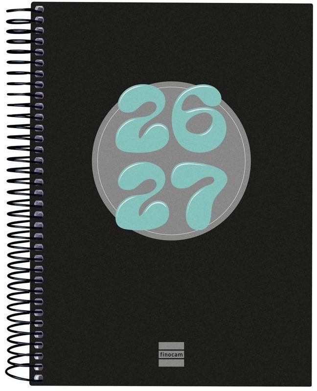 L'AGENDA SCOLAIRE 26-27 4� DP COOL NOIR SPIRALE