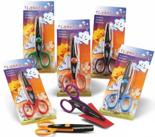 BLISTER TIJERA DENTADA METAL PARA FIELTRO 13CM