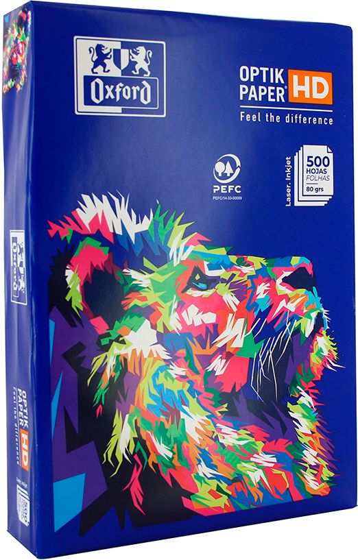C/5 PACK 500 FEUILLES A4 80G OPTIK PAPER HD OXFORD