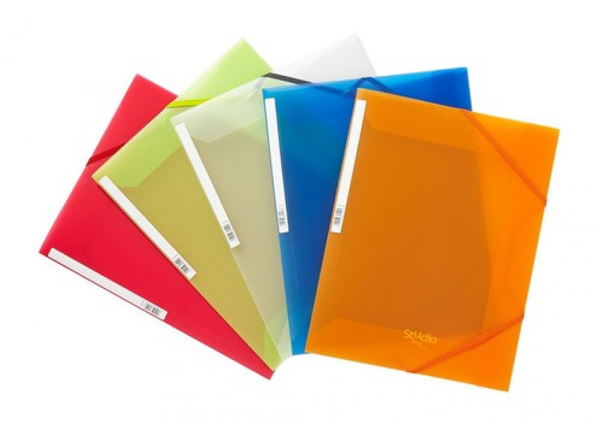 PACK/50 CAPA A4 ELASTICOS Y ABAS POLIPROPILENO PARDO
