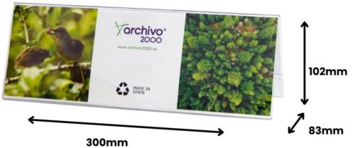 EXPOSITOR DE TAULA 85X300X102 HORIZONTAL
