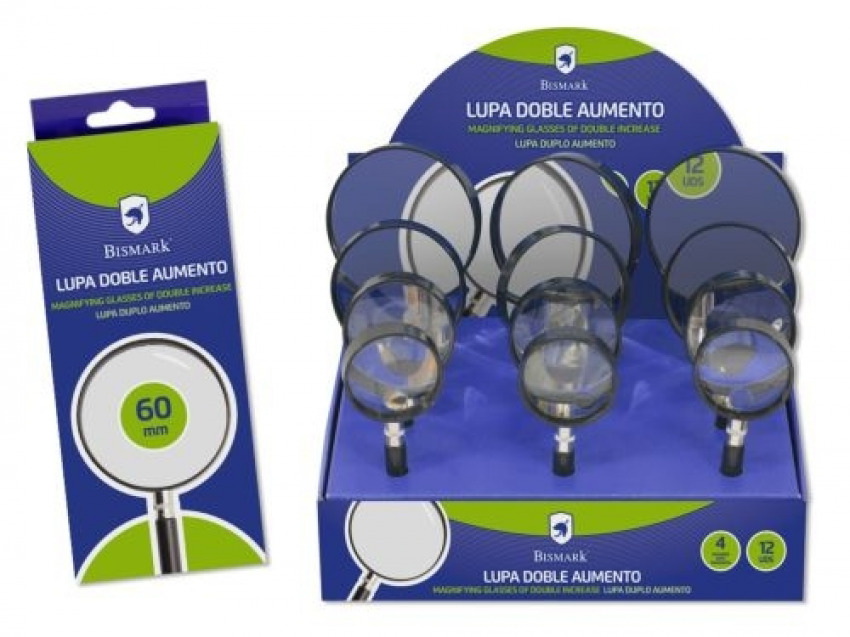 EXP 12 LUPA DOBLE AUMENTO SURTIDAS 4 TAMA�OS