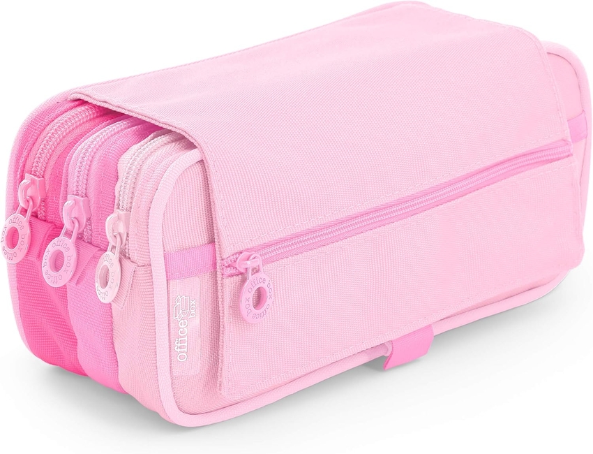ESTOJO TRIPLO COM SOLAPA BLUSH COR COR-DE-ROSA