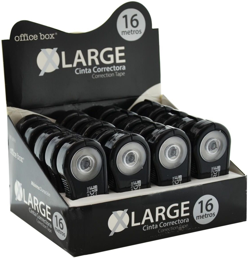 EXP 20 CINTA CORRECTORA 5MMX16M BLACK OFFICE BOX