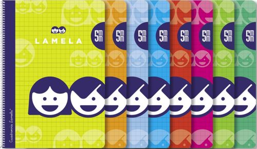 (PACK OF 10) SPIRAL NOTEBOOK A4 80 SHEETS 70G 5MM GRIDDED COVER