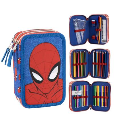 Cerda Spiderman Estuche Triple Para Lápices Spiderman Marvel