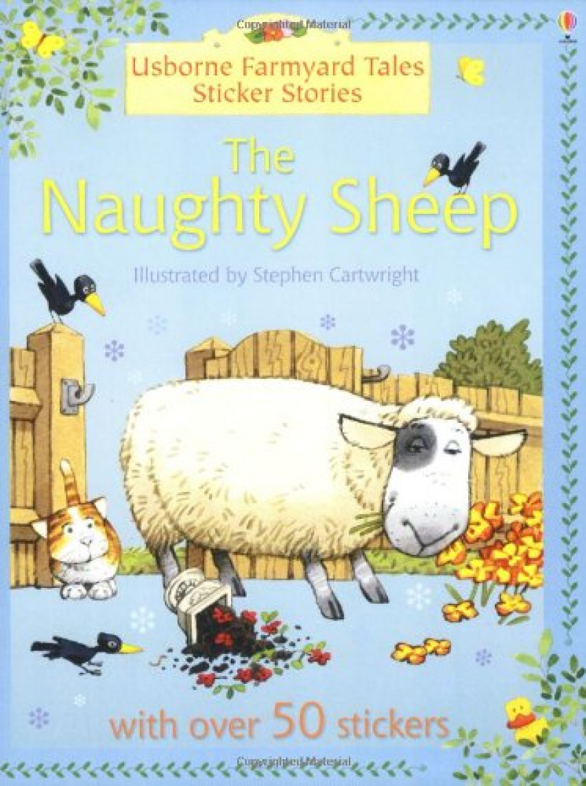 The naughty sheep - Farmyard Tales Sticker Storybooks