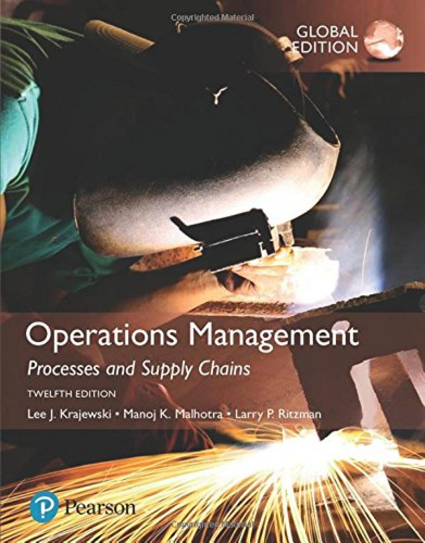 OPERATIONS MANAGEMENT PROCESSES AND SUPPLY CHAINS