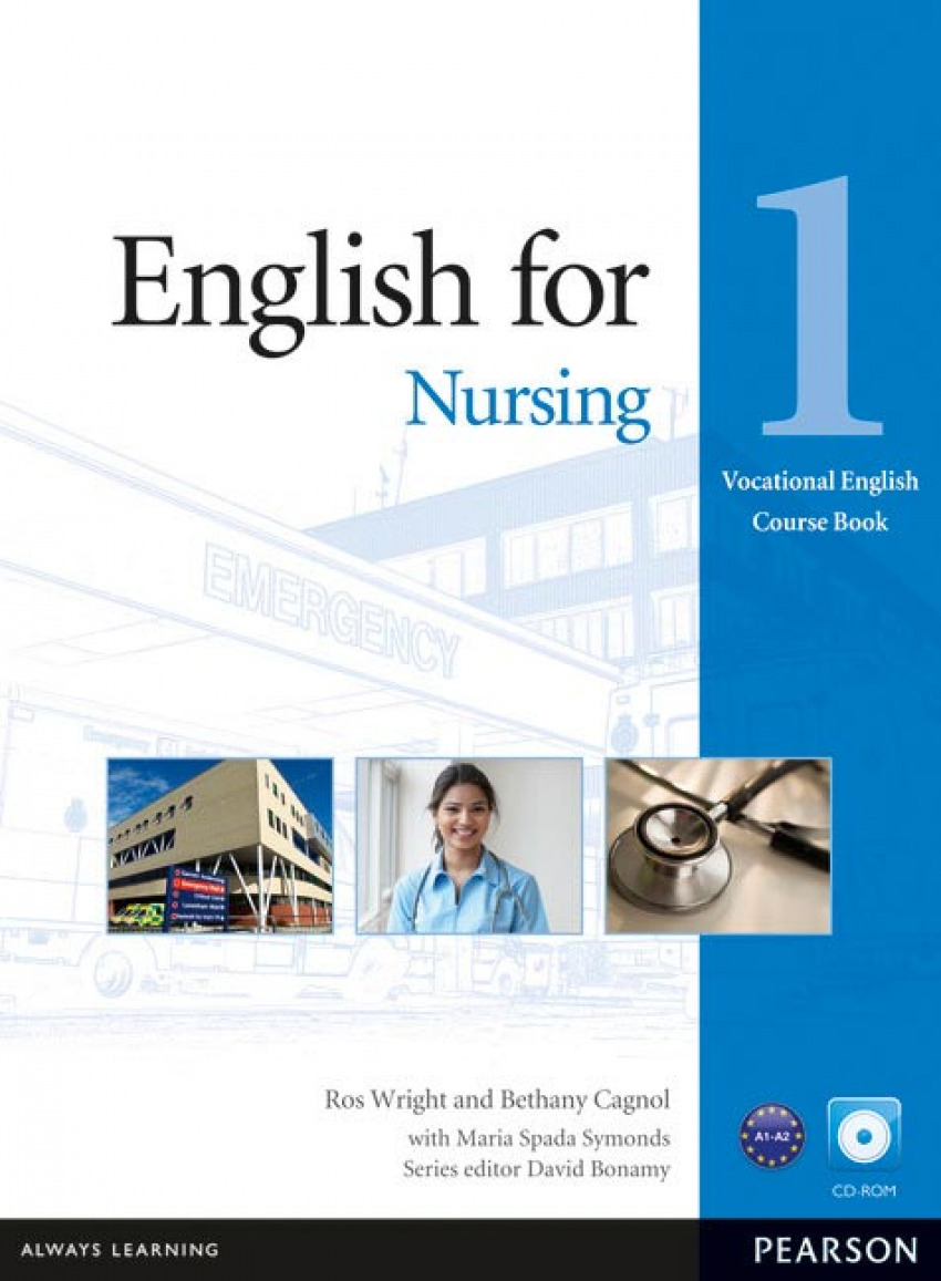 English for Nursing Level 1 Coursebook and CD-ROM Pack - Whright, Ross