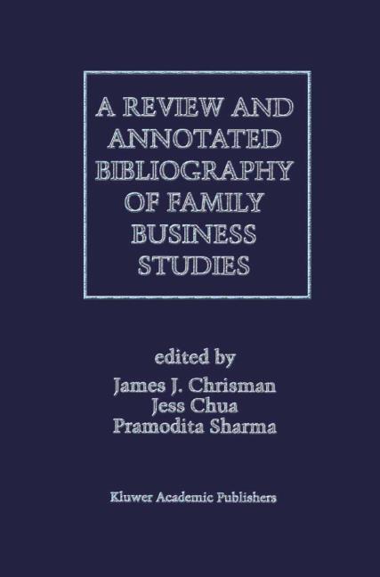 Review and annotated bibliography of
