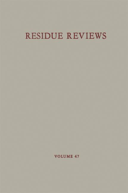 Residue Reviews